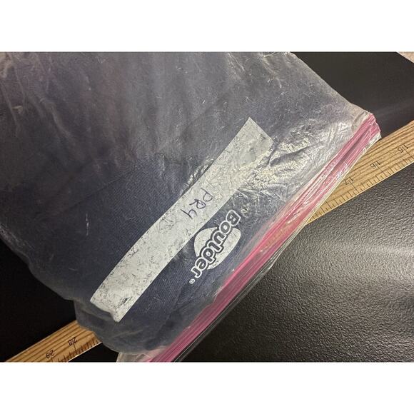 Patagonia L Men Regular Fit Responsible Tee T-shirt Long Sleeve Blue Logo P12 - Picture 7 of 7